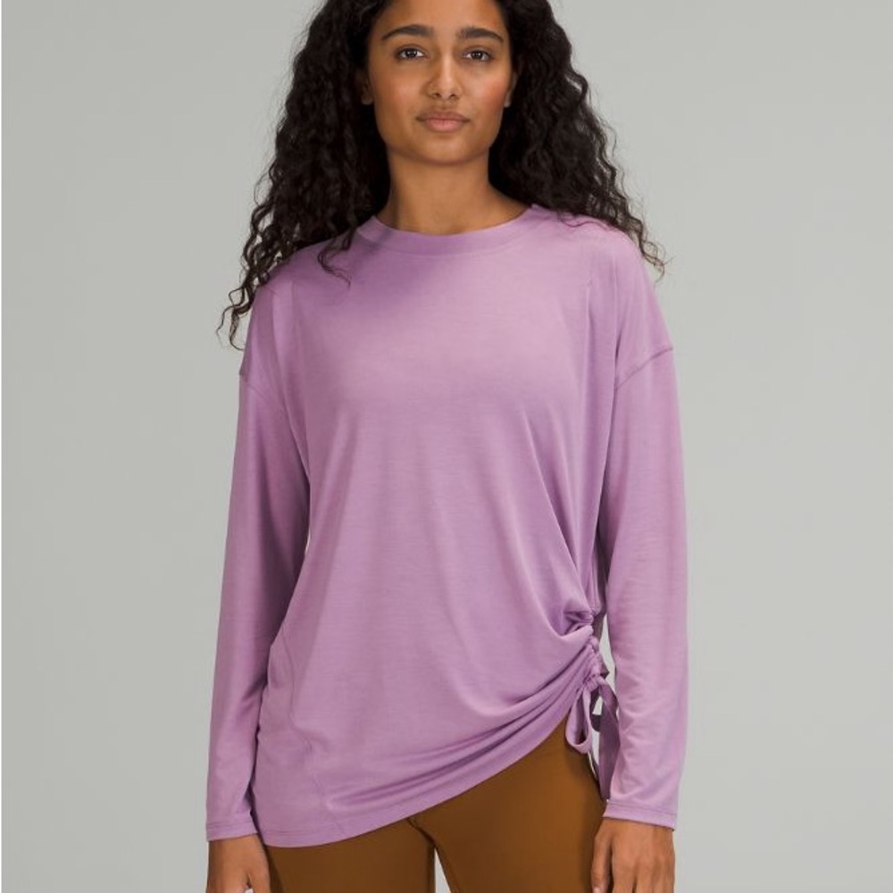 Lululemon Side Cinch Long-Sleeve Crew